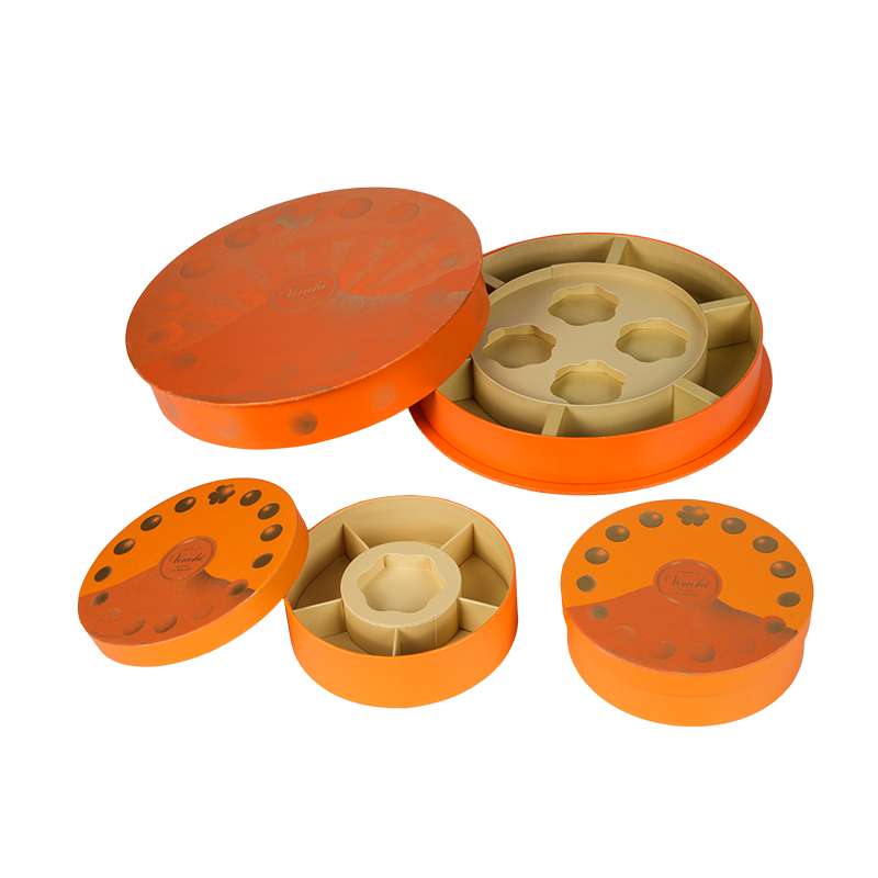 অনমনীয় আর্দ্রতা-প্রমাণ বৃত্তাকার ক্যান্ডি বক্স