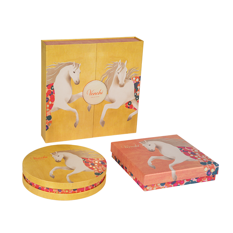 অনমনীয় ডবল-ডোর চকোলেট প্যাকেজিং বাক্স