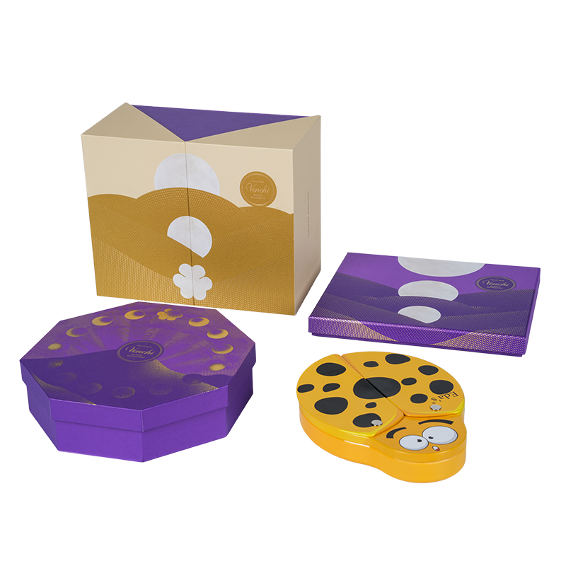 অনমনীয় ডবল-ডোর চকোলেট প্যাকেজিং বাক্স