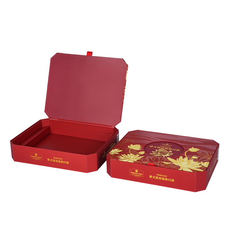 অনমনীয় ডবল-ডোর কেক প্যাকেজিং বাক্স