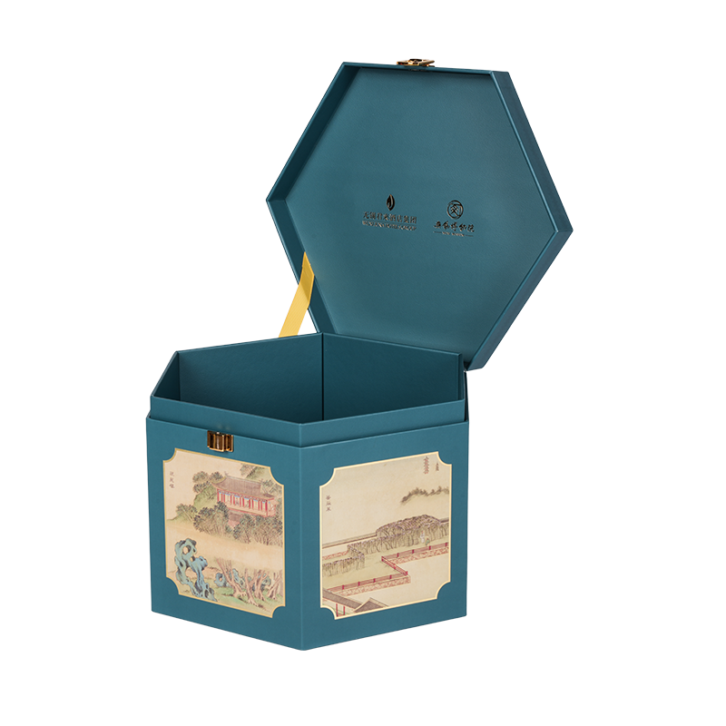 অনমনীয় ডবল-ডোর কেক প্যাকেজিং বাক্স