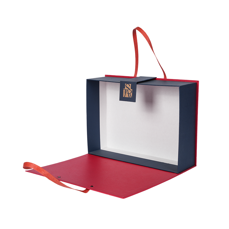 হোম টেক্সটাইল প্যাকেজিংয়ের জন্য অ্যান্টি-ফাউলিং এবং আর্দ্রতা-প্রমাণ স্তরিত বই-আকৃতির কাগজের বাক্স