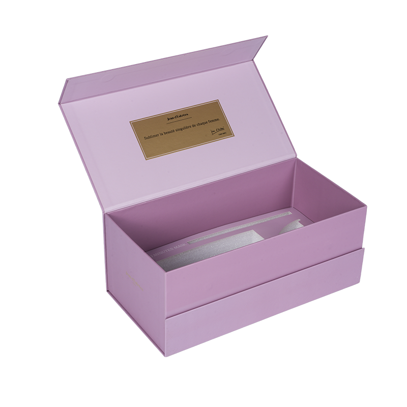 সাধারণ প্যাকেজিং অনমনীয় বই-আকৃতির পিচবোর্ড বাক্স