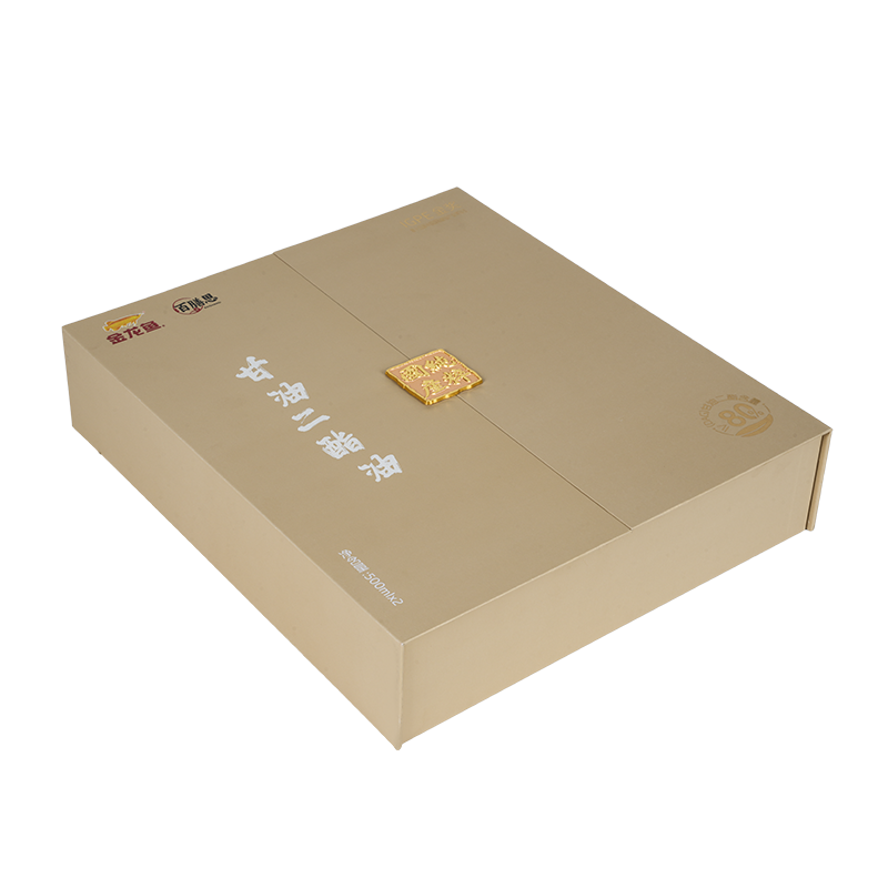 অনমনীয় ডবল-ডোর ভোজ্য তেল উপহার বাক্স