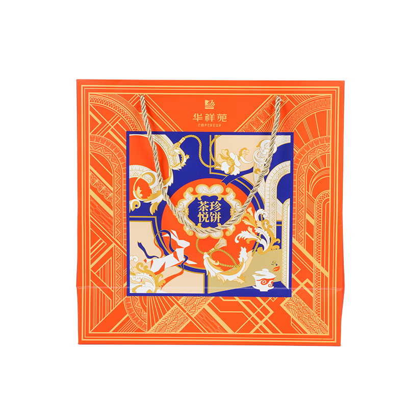 জল-প্রতিরোধী হ্যান্ডেল ক্রাফ্ট/সাদা পিচবোর্ড কেক ক্যারি ব্যাগ