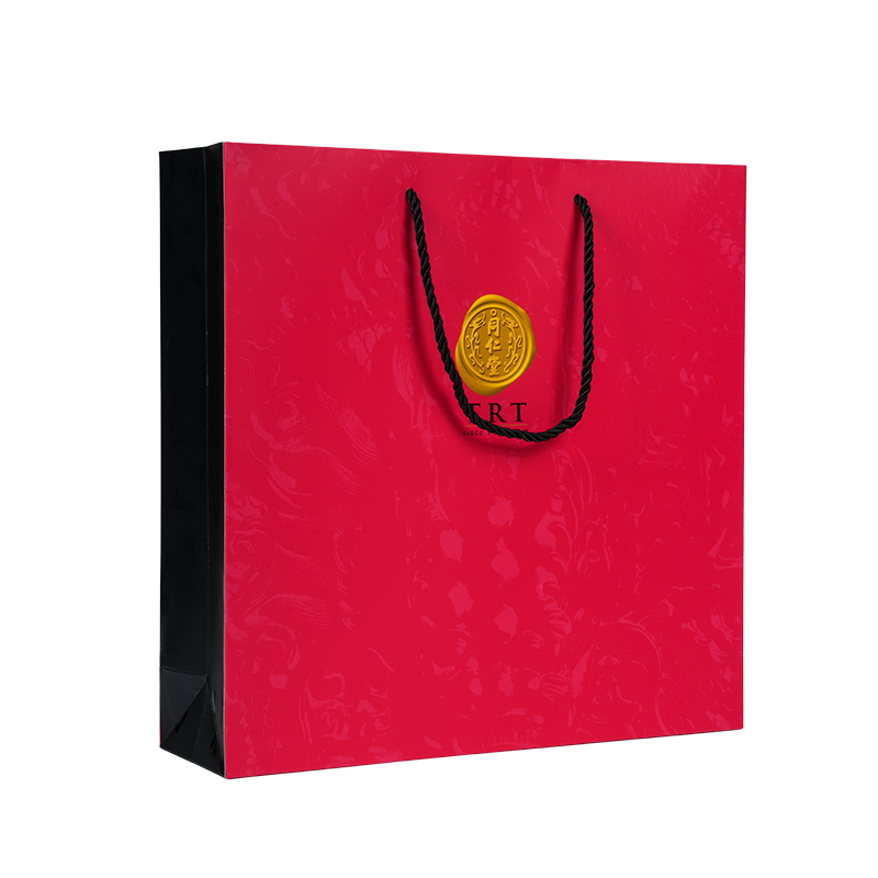 স্বাস্থ্য সম্পূরক জন্য উল্লম্ব-শৈলী সাদা কার্ডস্টক বহন ব্যাগ