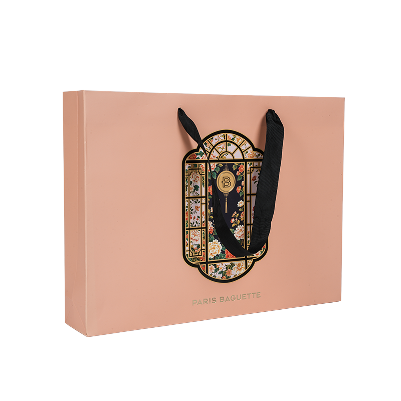 জল-প্রতিরোধী হ্যান্ডেল ক্রাফ্ট/সাদা পিচবোর্ড কেক ক্যারি ব্যাগ