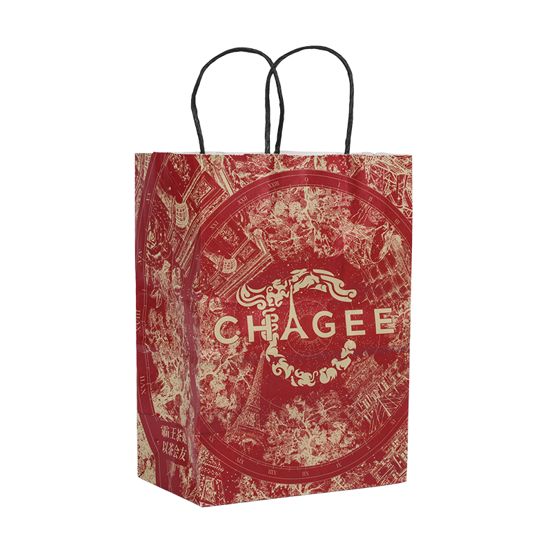 সুগন্ধি প্যাকেজিংয়ের জন্য হট স্ট্যাম্পিং এমবসড সাদা কার্ডবোর্ড পেপার ব্যাগ