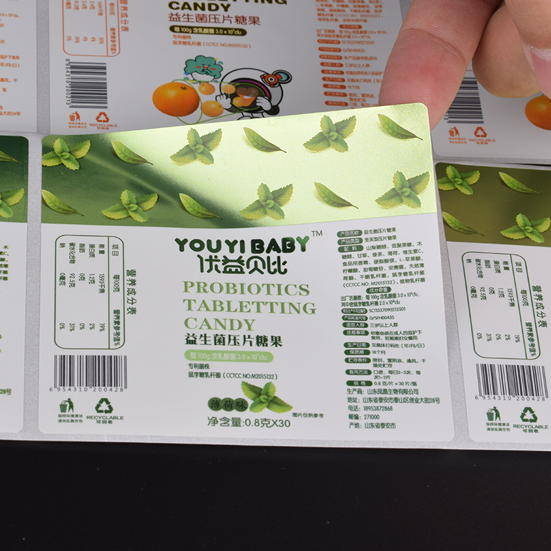 প্রলিপ্ত কাগজ আঠালো লেবেল